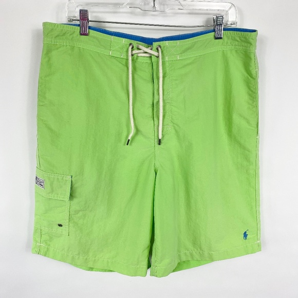lime green mens swim trunks
